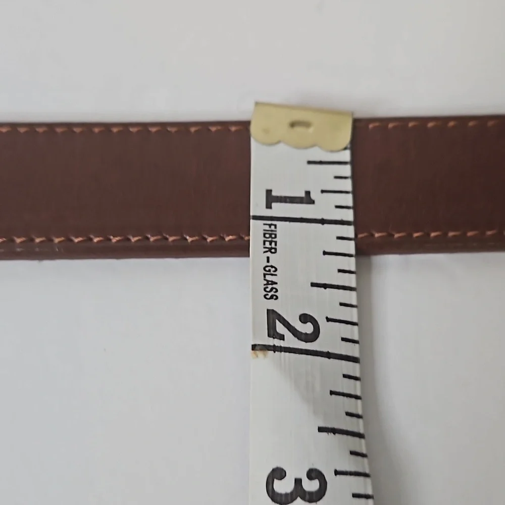 Oil Leather  Belt sz M Tan Pre-owned